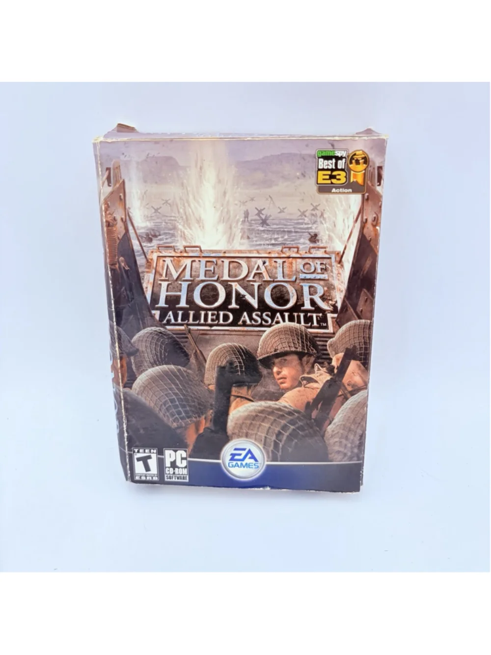 EA Medal of Honor Allied Assault PC CD-ROM Big Box Complete 2 Disc Manual